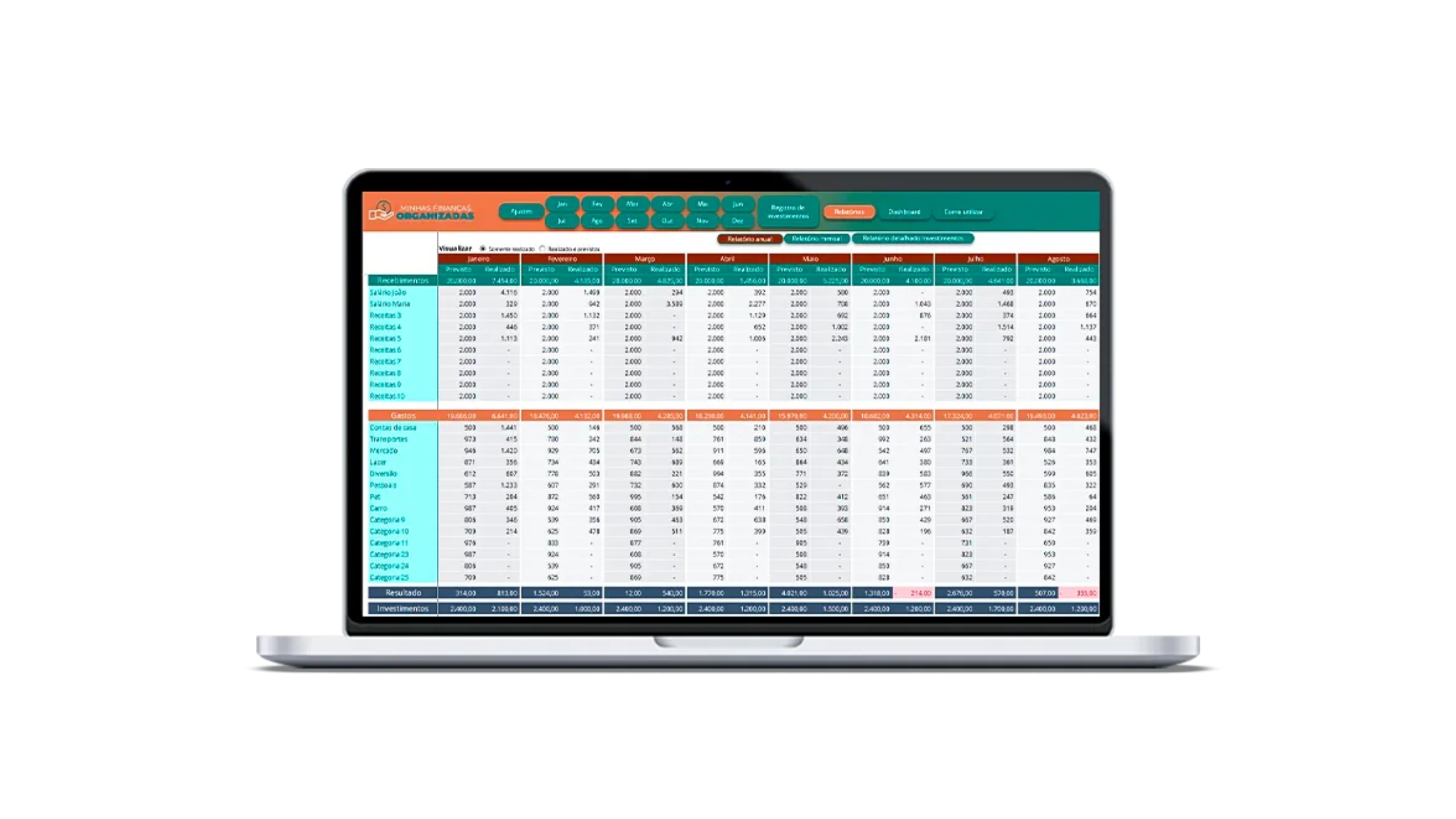 Movimentações Financeiras